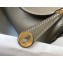 Hermes Mini Lindy 19cm Bag Pale Gray/Gold