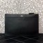 Valentino Large VLogo Signature Pouch Clutch Bag Black 2020
