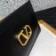 Valentino Large VLogo Signature Pouch Clutch Bag Black 2020