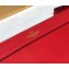Valentino Large VLogo Signature Pouch Clutch Bag Red 2020