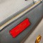 Valentino VSLING Grainy Calfskin Wallet with Chain Strap Bag Blue 2020