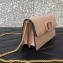 Valentino VSLING Grainy Calfskin Wallet with Chain Strap Bag Nude 2020