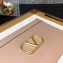 Valentino Large VLogo Signature Pouch Clutch Bag Nude 2020