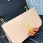 Valentino VLOCK Shoulder Large Bag Nude with Karung Logo 2020
