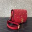 Valentino Small VLocker Saddle Crossbody Bag Red with Mini Metal Logos 2020