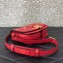 Valentino Small VLocker Saddle Crossbody Bag Red with Mini Metal Logos 2020