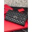 Valentino Rockstud Spike Crossbody Chain Bag 0137 Crinkled Black