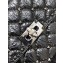 Valentino Rockstud Spike Crossbody Chain Bag 0137 Crinkled Black
