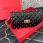 Valentino Rockstud Spike Crossbody Chain Bag 0137 Patent Black