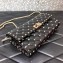 Valentino Rockstud Spike Crossbody Chain Bag 0137 Patent Black