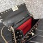 Valentino Rockstud Spike Crossbody Chain Bag 0137 Patent Black