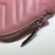 Gucci Leather GG Marmont Cosmetic Case Bag 625690 Pastel Pink 2020