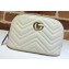 Gucci Leather GG Marmont Cosmetic Case Bag 625690 White 2020