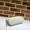 Gucci Leather GG Marmont Cosmetic Case Bag 625690 White 2020