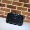 Gucci Leather GG Marmont Cosmetic Case Bag 625690 Black 2020