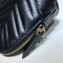 Gucci Leather GG Marmont Cosmetic Case Bag 625690 Black 2020