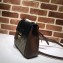 Gucci Padlock GG Supreme Backpack Bag 498194 Black/Brown