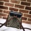 Gucci Padlock GG Supreme Backpack Bag 498194 Black/Brown