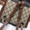 Gucci Padlock GG Supreme Backpack Bag 498194 Black/Brown