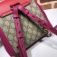 Gucci Padlock GG Supreme Backpack Bag 498194 Red/Fuchsia