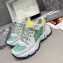 Dior Oblique J'adior Lace-up Lovers Sneakers White/Green/Yellow 2020