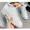 Chanel Tweed and Patent Calfskin Lace-Ups G36208 White 2020