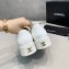 Chanel Tweed and Patent Calfskin Lace-Ups G36208 White 2020