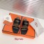Hermes Kelly Avenue Sandals Black 2020
