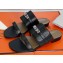 Hermes Kelly Avenue Sandals Black 2020