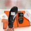Hermes Kelly Avenue Sandals Black 2020