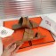 Hermes Kelly Avenue Sandals Brown 2020