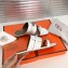 Hermes Kelly Avenue Sandals White 2020