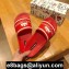 Dolce & Gabbana Printed Calfskin and Rubber Sliders Red 2020