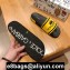 Dolce & Gabbana Printed Calfskin and Rubber Sliders Yellow 2020