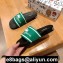 Dolce & Gabbana Printed Calfskin and Rubber Sliders Green 2020