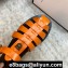 Gucci Rubber Buckle Strap Men's Sandals Orange 2020