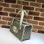 Gucci Horsebit 1955 Small Top Handle Bag 627323 GG Canvas White 2020