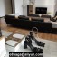 Balenciaga Heel 8cm Moon Ankle Strap Sandals Black 2020