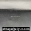 Balenciaga Round Top Handle Bag in Crocodile Embossed Calfskin Black 2020