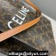 Celine Mini Vertical Cabas Bag in Triomphe Canvas 2020