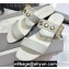 Dior D-Dior Flats Mules Sandals White 2020