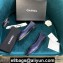 Chanel Classic Bow Ballerinas Flats Patent Blue