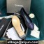 Chanel Classic Bow Ballerinas Flats Patent Blue