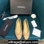 Chanel Classic Bow Ballerinas Flats Quilting Beige