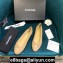 Chanel Classic Bow Ballerinas Flats Leather Beige
