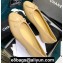 Chanel Classic Bow Ballerinas Flats Leather Beige