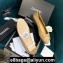 Chanel Classic Bow Ballerinas Flats Leather Beige