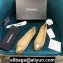 Chanel Classic Bow Ballerinas Flats Leather Beige/Gold