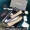 Chanel Classic Bow Ballerinas Flats Logo Print Beige