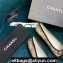 Chanel Classic Bow Ballerinas Flats Logo Print Beige